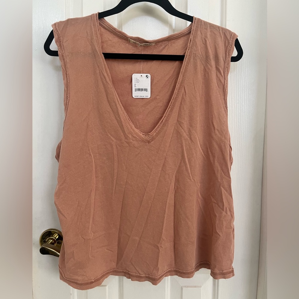 Free People Woodland Dreamy Tank Top Large